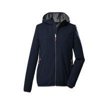 Killtec Wanderjacke mit Kapuze KOS 61 (2-Lagen, PFC-frei, sehr leicht) navyblau Damen